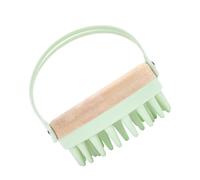 INOOMP Massaggiatore per Cuoio Capelluto in Silicone Verde Setole Morbide, Spazzola Shampoo Esfoliante per Uso Quotidiano e Doccia, Allevia la Fatica e Stimola la Circolazione