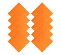 INOOMP Mattoni Tattili Antiscivolo in PVC 10 Pezzi per Pavimentazione Modulare Installazione Rapida per Marciapiedi e Percorsi Tattili per Persone Disabilità Visiva