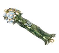 INOOMP Mezuzah di Metallo con Scrittura della Benedizione, Copertina per Porta con Decorazione per Benedizioni della Casa, Protezione e Simbolo Religioso per Arredamento Ebraico