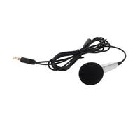 INOOMP Microfono Mini Portatile Per Registrare Musica e Cantare Microfono Professionale Condensatore Cavo Per Telefono e Computer Adatto Per Karaoke Performance Live e Palco