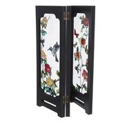 INOOMP Mini Paravento Pieghevole Cinese in Acrilico Resistente Motivo Artistico 3d, Pannello Divisorio per Ambienti da Scrivania, Schermo Decorativo per Ufficio e Piccoli Spazi Interni
