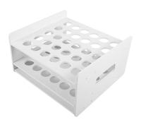 INOOMP Organizzatore di Forbici in Legno Bianco Design Creativo, Portaforbici Portatile per Scuola e Ufficio, Organizer Elegante per Conservazione e Ordine