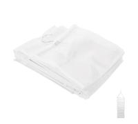 INOOMP Organizzatore per Guardaroba Bianco in Pvc a 12 Strati con Compartimenti per Abiti e Pantaloni, come Decorazioni Scuola per Armadi di Tutte le Dimensioni