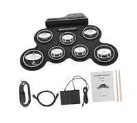 INOOMP Pad Per Batteria Elettronica Roll-up Batteria Per Adulti e Ragazza Portatile Pad Silenzioso Metronomo Integrato Per Esercizi