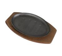 INOOMP Padella Teppanyaki Antiadherente Piastra da Barbecue Portatile con Conduzione del Calore Uniforme per Cucina e Grigliate