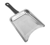INOOMP Paletta per Carne in Metallo Inossidabile e Plastica Argento Bordi Arrotondati, Resistente al Calore per Barbecue All'aperto e Stazioni Shawarma