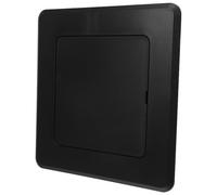 INOOMP Pannello di Accesso per Pareti in Abs Nero, Resistente a Graffi e Urti, Facile da Installare, per Ispezioni Elettriche e Idrauliche in Uffici e Pareti Moderne