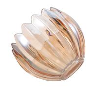 INOOMP Paralume in Vetro a Forma di Tulipano Ambrato 42mm, Mini Paralume Sospensione Vintage, Copertura Lampada da Parete Leggera per Illuminazione Domestica