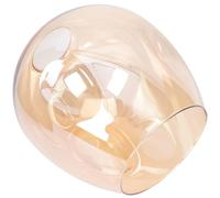 INOOMP Paralume in Vetro Marrone per Lampada da Terra da Scrivania, Coprilampada Versatile e Sostitutivo per Arredamento Semplice e Moderno