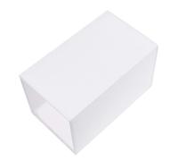 INOOMP Paralume Quadrato Bianco E27, Coprilampada Piccolo per Lampada da Tavolo e Lampada a Muro, Ombra Chiara in Stoffa per Illuminazione Casa e Ufficio
