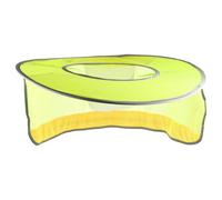 INOOMP Parasole per Casco di Sicurezza Giallo in Fibra Chimica Protezione per Parte Posteriore Pieghevole e Rete ad Alta Visibilità per Lavoro Esterno e Cantieri