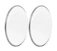 INOOMP Pelli per Tamburo da 6 Pollici, Set 2 Pezzi Bianche per Batteria Jazz, Coperture Resistenti per Riparazione e Pad Esercizi Batteria, Accessori per Batteristi e Percussioni