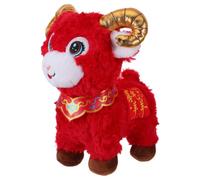 INOOMP Peluche a forma di capra, mascotte zodiacale del Capodanno lunare | Peluche a forma di capra per il Capodanno lunare cinese, decorazione per la casa e per le festività.