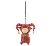 INOOMP Peluche a forma di pecora per il Capodanno lunare, mascotte | Peluche morbido a forma di pecora, perfetto per decorare tavoli, mensole, uffici e case, come souvenir del Festival di
