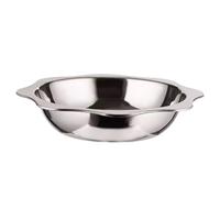 INOOMP Pentola Facile da Usare e Antiaderente per Hot Pot in Acciaio Inossidabile Divisorio, Compatibile Cucina ad Induzione per Ristoranti Hot Pot