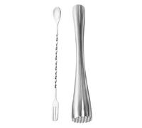 INOOMP Pestello Professionale in Acciaio Inossidabile per Cocktail e Aperitivi Design Ergonomico e Resistente, per Fragole e Limoni in Vita Quotidiana