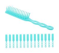 INOOMP Pettini per Chioma Ricci da Massaggio 15 Pezzi in Plastica Spazzola per Styling e Cura del Capelluto, Adatti per Uso Domestico e Professionale
