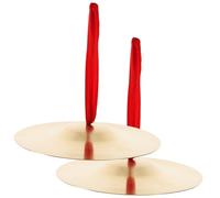 INOOMP Piatti da Dito in Rame Strumenti Piatti Portatili e Duraturi Piccoli Musicali per Ragazzo Ragazza Ragazza per Danza del Ventre e Interazione Genitore-figlio Colore Casuale