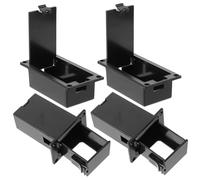 INOOMP Portabatteria Da 9 v Per Pickup Chitarra e Basso, Scatola Di Plastica Compatta Per Batteria, Custodia Di Trasporto Resistente e Accessorio Essenziale Per Musicisti