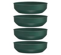 INOOMP Portafiori Rotondo in Plastica Set 4 Pezzi Ventosa, Contenitore per Acqua Floreale e Supporto per Composizioni, Accessori Floreali per Matrimoni e Decorazioni Eventi Speciali