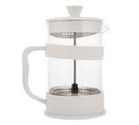 INOOMP Pressa Francese per Caffè da 800ml in Vetro Bianco, Facile e Sicura da Usare, per Casa e Ufficio