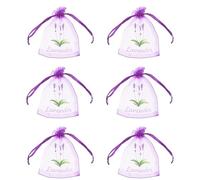 INOOMP Sacchetti Vuoti per Lavanda Essiccata in Organza, 20 Pezzi, Sacchetti Coulisse Resistenti, per Piccoli Oggetti e Armadi Affollati