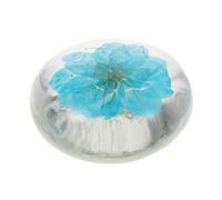 INOOMP Sapone da Bagno per Donna Essenza di Fiori, Design Trasparente Blu, Elevata Capacità Detergente, per Bagno Domestico