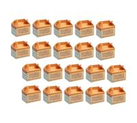 INOOMP Scatole Da 20 Pezzi Mini giocattoli per torta scatole per dolci in miniatura mini scatole per dolci trattare le scatole arredamento delle bambole scatole per torte piccole carta