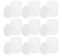 INOOMP Set 10 Bottiglie in Pet da 100Ml Tappo, Organizer per Flaconi Medicinali Mini a Bocca Larga, Contenitori Sigillati per Dosi Giornaliere, per Viaggio e Uso Quotidiano