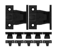 INOOMP Set 12 Pezzi Fibbie Colonna Romana per Mobili, Clip Frontali per Armadietti Falsi, Staffe Regolabili per Unioni Pannelli da Muro, Accessori per Installazione Mobili e Armadi