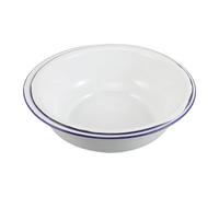 INOOMP Set 2 Bacinelle Smaltate per Pediluvio Retrò in Metallo, Vasca Portatile Resistente al Calore Ampia Capacità, Adatta per Pediluvio, Lavaggio Bucato e Uso Domestico