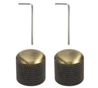 INOOMP Set 2 Manopole Controllo Volume e Tono per Basso Elettrico e Chitarra Chiavi, Accessori Strumenti a Corda, Facile Installazione, Design Compatto e Resistente allo Sporco