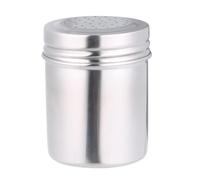 INOOMP Set 2 Pezzi Barattoli Porta Spezie in Acciaio Inossidabile Design a Rete Fine e Fori da 1.5mm, Spargitore Polvere Uniforme e Portatile per Cucina e Cottura