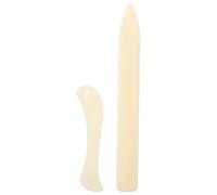 INOOMP Set 2 Pezzi Pieghe Osso Plastica ABS, Strumenti Piega Carta per Scrapbooking, Cucito e Rilegatura, Piegatrice e Tagliacarte Portatile per Lavori Artigianali e Creazione Biglietti