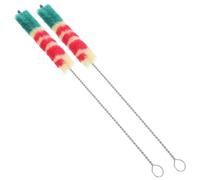 INOOMP Set 2 Spazzole per Pulizia Ottavino, Pennello Piccolo Morbido per Strumenti a Fiato, Kit per Cura e Manutenzione Strumenti Musicali, Portatile e Lavabile, per Musicisti