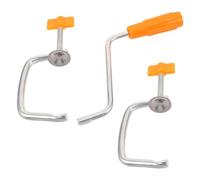 INOOMP Set 3 Pezzi Accessori per Macchina per Pasta Manuale Morsetto di Fissaggio e Manovella Ergonomica in Ferroleghe e Pp per Cucina Domestica Resistente