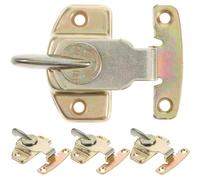 INOOMP Set 4 Pezzi Connettori per Tavoli da Pranzo Allungabili in Metallo, Fibbie a Molla per Tavoli da Conferenza, Chiusure Resistenti per Ante e Armadietti, Ferramenta per Mobili