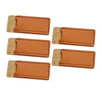 INOOMP Set 5 Pezzi di Protezione per Forbici da Cucito in Pelle, Custodia Compatta Quadrata, per Trasporto e Conservazione di Forbici da Sartoria e Accessori