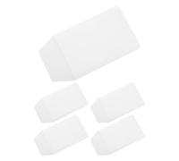 INOOMP Set 5 Pezzi Inserto Portapenne in Pvc Bianco e Multiuso, Custodia Raffinata per Penne e Cancelleria, per Dottori e Infermieri