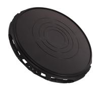 INOOMP Sottovaso 33,5x33,5x5,5cm Rotondo in Plastica Resistente alle Intemperie Design Rialzato Elegante e Moderno per Piante e Vasi da Esterno