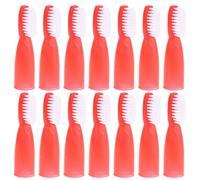INOOMP Spazzolini da Denti per Carceri Set da 20 Pezzi Setole Morbide, Spazzolino Manuale Portatile Manicotto Ergonomico per Dita, Igiene Orale Quotidiana in Strutture di Detenzione
