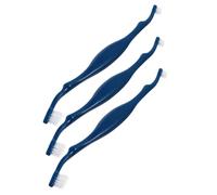 INOOMP Spazzolino da Denti per Cane Doppia Testina Manico Antiscivolo, Set 3pezzi in Pp e Filo di Nilon, la Cura Ormonale di Cani e Domestici