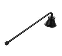 INOOMP Spegnicandela in Metallo Nero Estintore per Candele Aromaterapia e Veloce per Candele Profumate Tea Light Barattolo Regalo per Amanti delle
