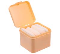 INOOMP Spugnette per Trucco Cipria in Polvere, Piumino di Bellezza Soffio al Dito, Set 4 Pezzi Quadrato Riutilizzabile per Fondotinta e Cipria Viso