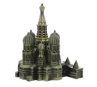 INOOMP Statuetta Architettonica Mini della Russa in Lega di Metallo, Decorazione Souvenir Turistico per Casa e Ufficio