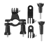 INOOMP Supporto per Action Cam da Motocicletta e Bicicletta in Abs, Morsetto Manubrio Stabile e Leggero, Set da 1 Pezzo per Ciclisti e Centauri Compatibile con Action Camera, per Viaggi