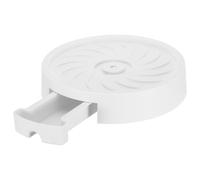 INOOMP Supporto per Piante a Rotelle con Vassoio Drenante Integrato, Carrello Porta Vasi da Giardino con Ruote Piroettanti, Portavaso Mobile per Interni ed Esterni con Base Resistente