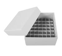 INOOMP Supporto per Provette da Microcentrifuga da Laboratorio, Scatola 49 Griglie per Congelatore, Facile Apertura, per Stoccaggio Campioni in Ricerca Scientifica