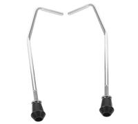 INOOMP Supporto Per Tamburo Tom in Metallo 2 Pezzi Kit Hardware Per Batteria Compatibile Set Gambe Grancassa, Accessorio Per Strumento a Percussione Stabile e Regolabile Per Esibizioni Live