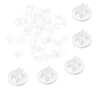INOOMP Supporto Ribaltamento per da in Trasparente e Plastica Gioco Carte 100 Unitá Organizer da Tavolo Resistente Design Anti Ufficio e Casa